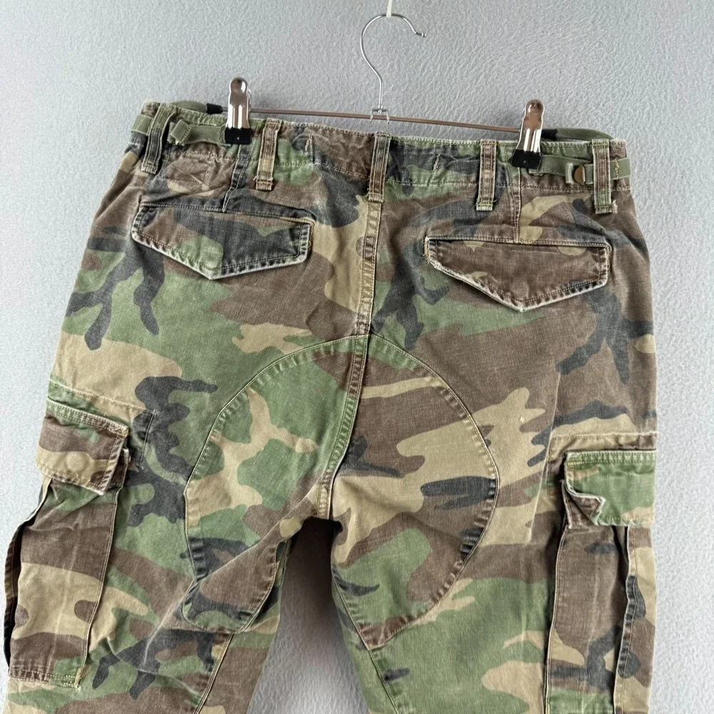 Polo Ralph Lauren Pants Mens 32x30 (Fits 32x26) Military Camo Cargo Slim Fit